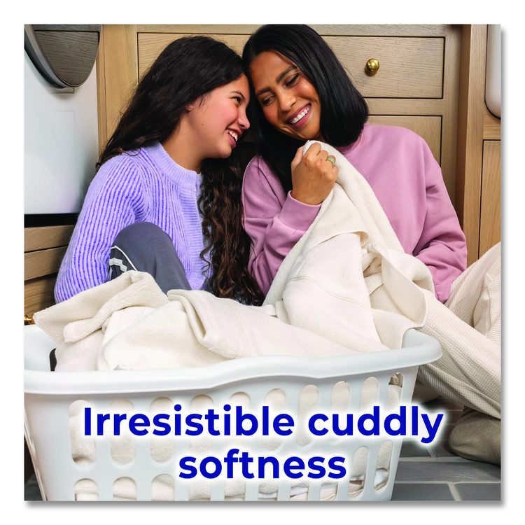 Blue Sparkle Cuddle-Up Fresh Liquid Fabric Conditioner, 66 oz Bottle, 6/Carton