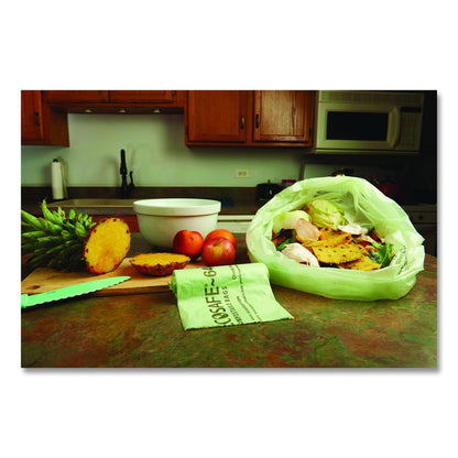 EcoSafe-6400 Bags, 30 gal, 1.1 mil, 30" x 39", Green, 48/Box