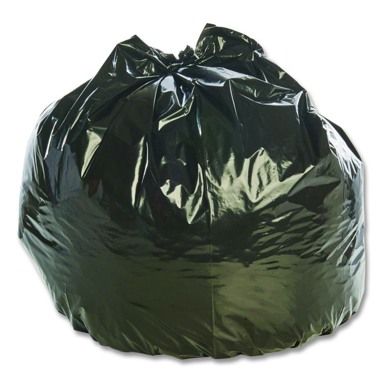 Insect-Repellent Trash Bags, 45 gal, 2 mil, 40" x 45", Black, 65/Box