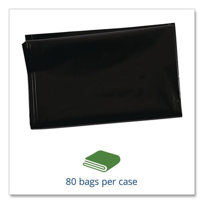 Insect-Repellent Trash Bags, 35 gal, 2 mil, 33" x 45", Black, 80/Box
