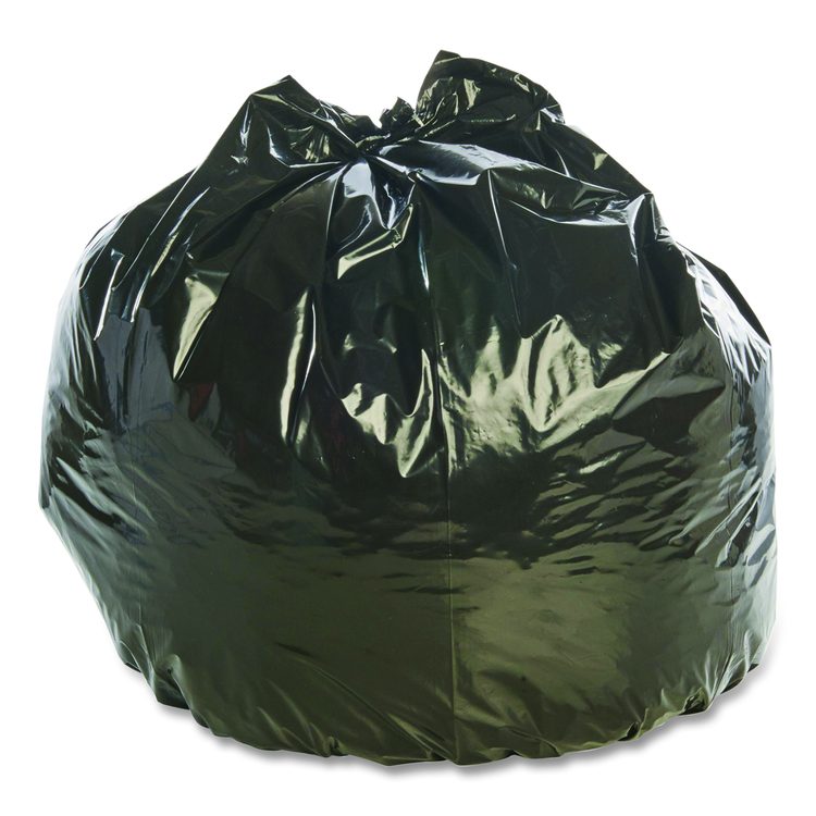 Insect-Repellent Trash Bags, 35 gal, 2 mil, 33" x 45", Black, 80/Box
