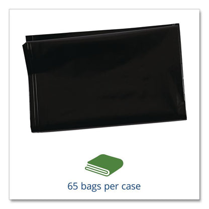 Insect-Repellent Trash Bags, 55 gal, 2 mil, 37" x 52", Black, 65/Box