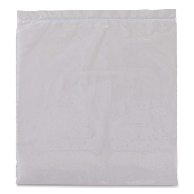 Seal Closure Bags, 2 mil, 12" x 12", Clear, 500/Carton