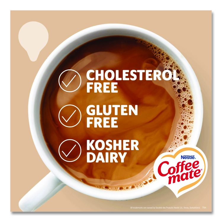 Liquid Coffee Creamer, Original, 0.38 oz Mini Cups, 360/Carton