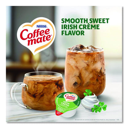 Bulk Liquid Coffee Creamer, Irish Cream, 0.38 oz Mini Cups, 180/Carton
