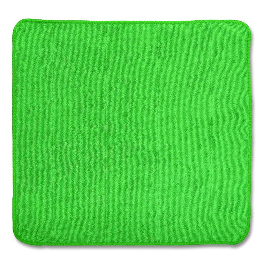 Microfiber Cleaning Cloths, 12 x 12, Green, 24/Pack