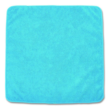 Microfiber Cleaning Cloths, 12 x 12, Blue, 24/Pack