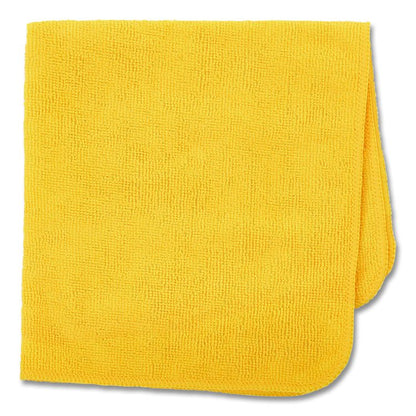 Microfiber Cleaning Cloths, 16 x 16, Yellow, 24/Pack