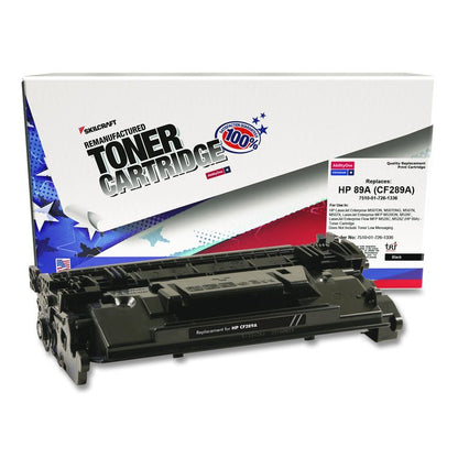 7510017261336 Remanufactured CF289A (89A) Toner, 5,000 Page-Yield, Black