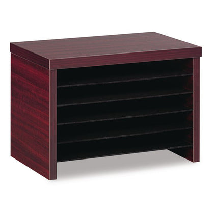 Alera Valencia Series Under-Counter File Organizer, 6 Sections, 15.75" x 9.88" x 10.88", Mahogany