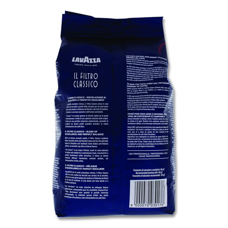 Filtro Classico Whole Bean Coffee, Dark and Intense, 2.2 lb Bag