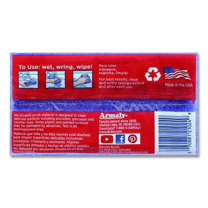 Estracell Bathroom Sponge, 4.5 x 2.75, 1.12" Thick, Purple/White, 2 Sponges/Pack, 12 Packs/Carton