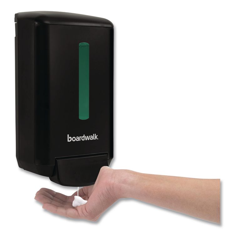 Manual Liquid Soap Dispenser, 5.8 x 10.3 x 3.9, Black