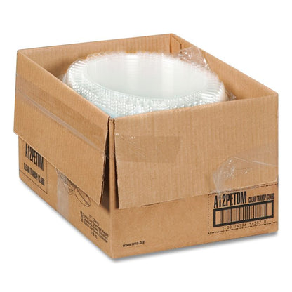 Caterline Dome Lids, 12" Diameter x 2.75" h, Clear, Plastic, 25/Carton