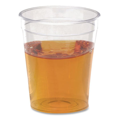 Comet Plastic Portion/Shot Glass, 2 oz, Clear, 50/Pack, 50 Packs/Carton