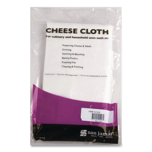Food Grade Cheese Cloth, 36" x 80 yd, White, 10/Carton