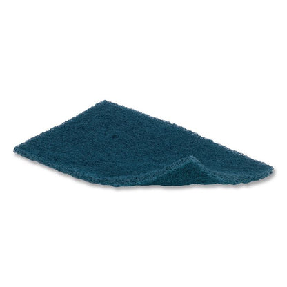 Doodlebug Medium-Duty Scrub Pad, 4.62 x 10, Blue, 10/Carton