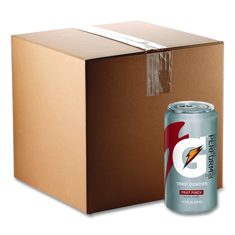 Thirst Quencher Can, Fruit Punch, 11.6 oz Can, 24/Carton