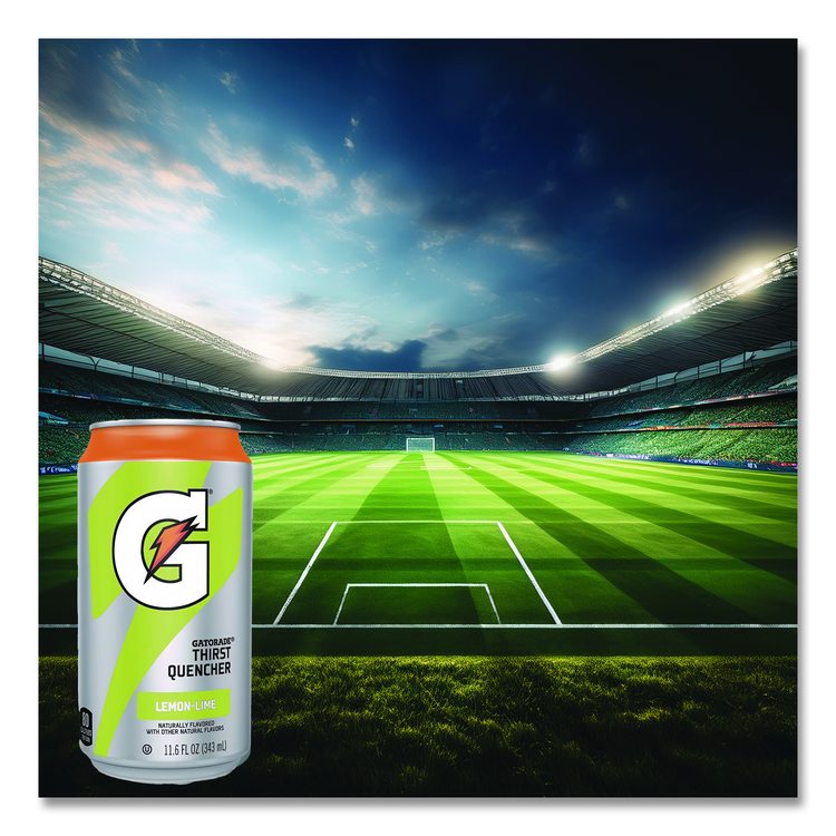 Thirst Quencher Can, Lemon-Lime, 11.6 oz Can, 24/Carton