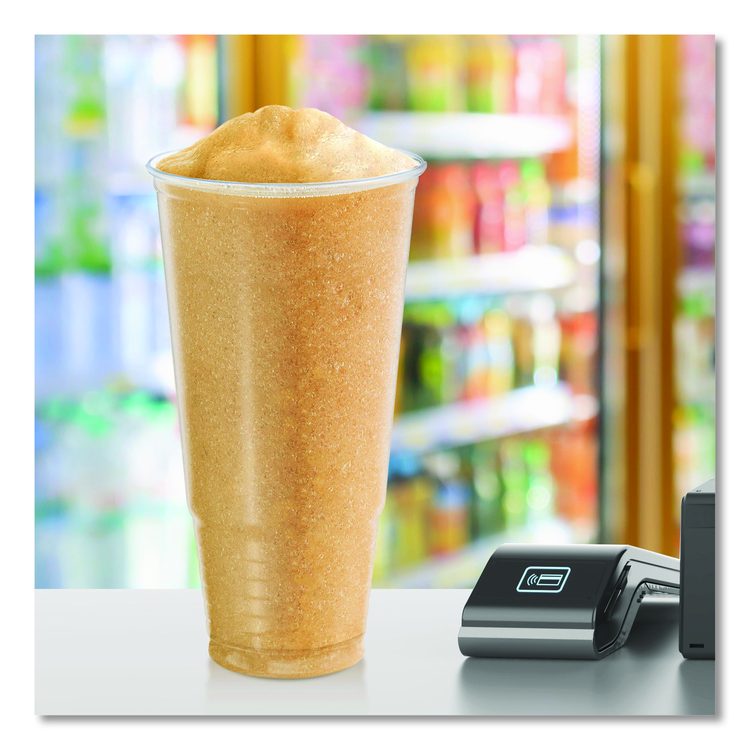 Conex ClearPro Plastic Cold Cups, ProPlanet Seal, 44 oz, Clear, 400/carton