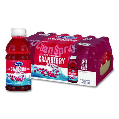 Cranberry Juice Cocktail, Cranberry, 10 oz Bottle, 24/Carton