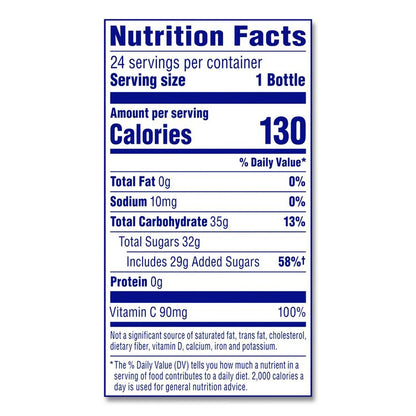 Cranberry Juice Cocktail, Cranberry, 10 oz Bottle, 24/Carton