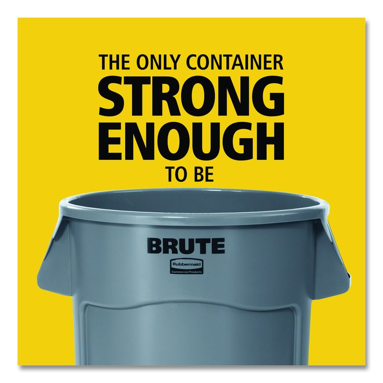 Brute Recycling Container, 32 gal, Polyethylene,  Blue