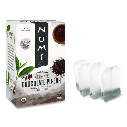 Organic Tea, Chocolate Puerh, 1.13 oz Filterbag, 16/Box