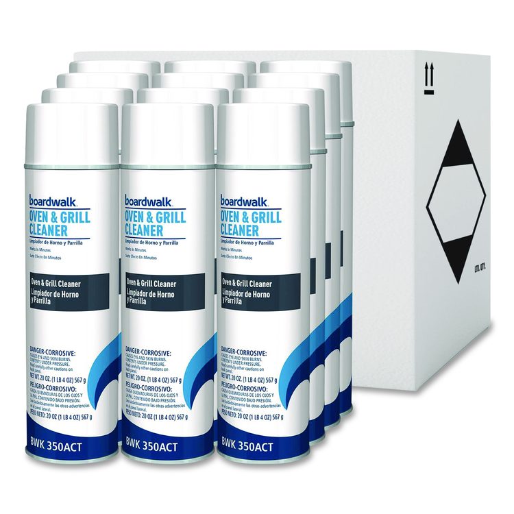 Oven and Grill Cleaner, 20 oz Aerosol Spray, 12/Carton