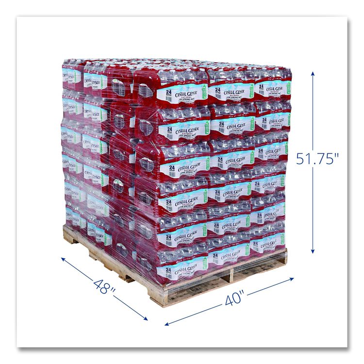 Alpine Spring Water, 16.9 oz Bottle, 24/Carton, 84 Cartons/Pallet