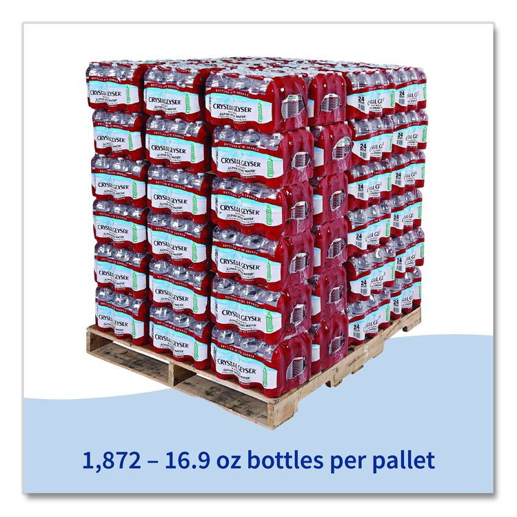 Alpine Spring Water, 16.9 oz Bottle, 24/Carton, 84 Cartons/Pallet