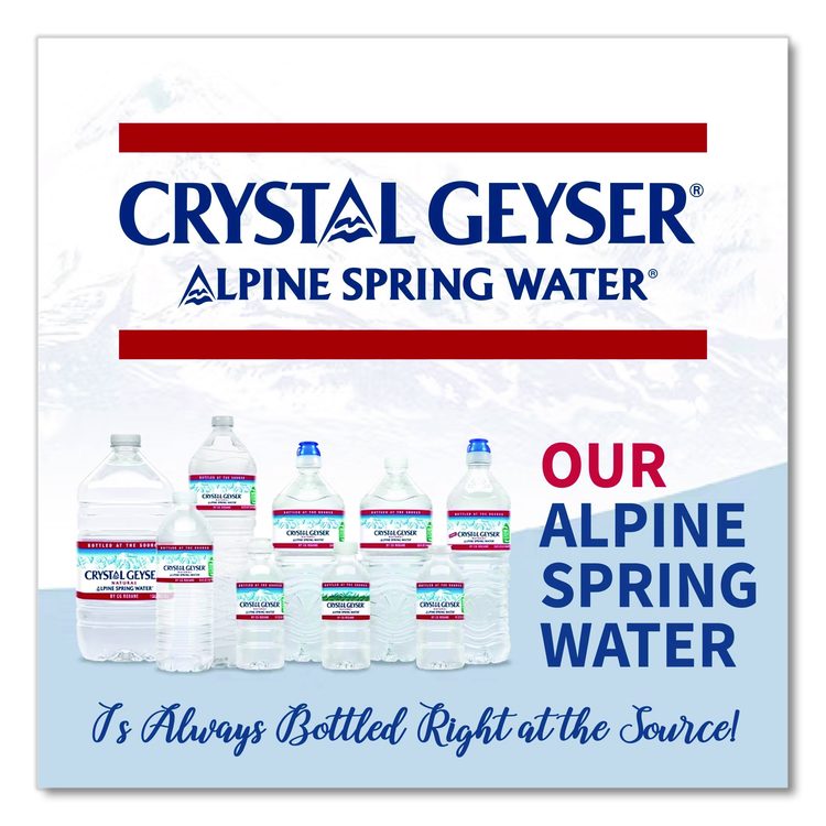 Alpine Spring Water, 16.9 oz Bottle, 24/Carton, 84 Cartons/Pallet
