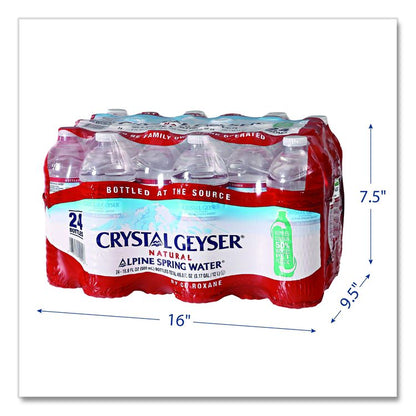 Alpine Spring Water, 16.9 oz Bottle, 24/Carton