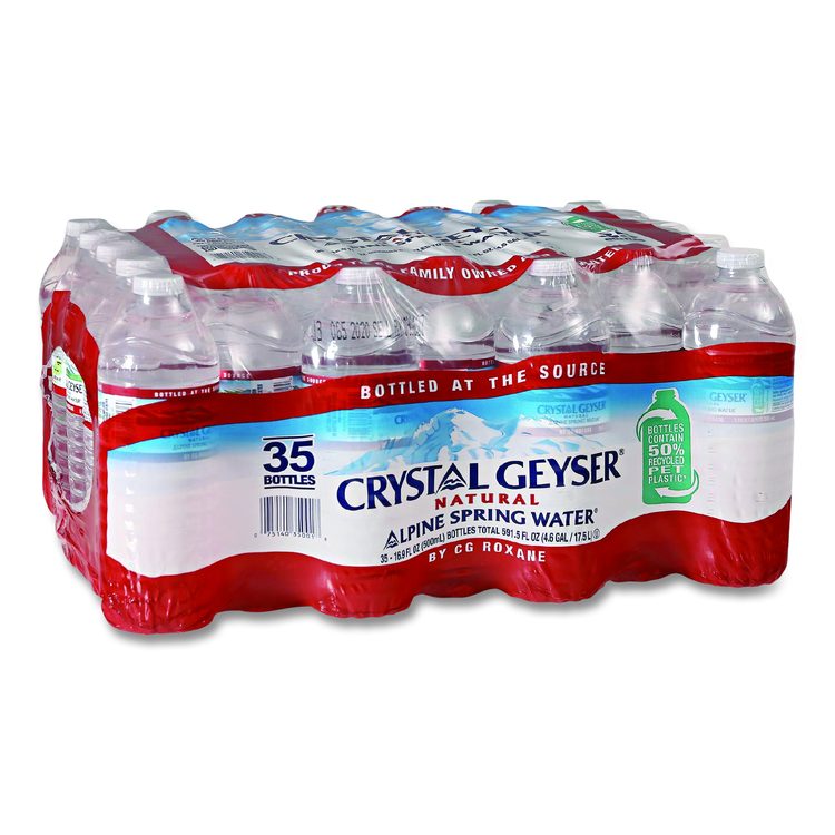 Alpine Spring Water, 16.9 oz Bottle, 24/Carton