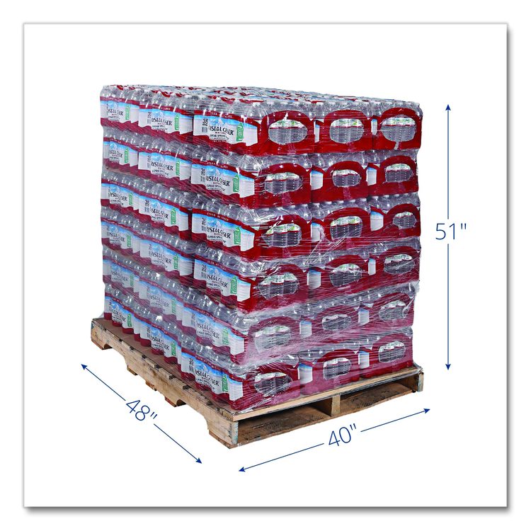 Alpine Spring Water, 16.9 oz Bottle, 35/Carton, 54 Cartons/Pallet