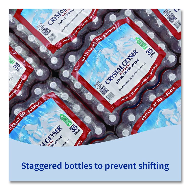 Alpine Spring Water, 16.9 oz Bottle, 35/Carton, 54 Cartons/Pallet