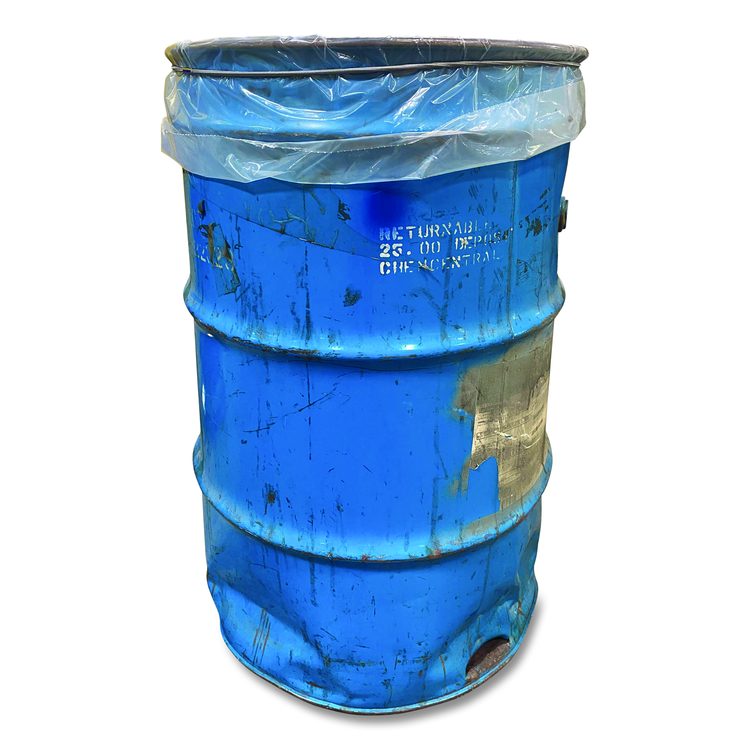 Trash Can Loops, for 32 gal to 55 gal Cans, 0.25" x 25", Gray, 36/Carton