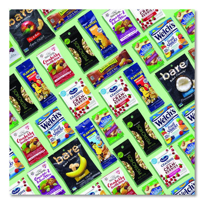 Fruits and Nuts Snack Box, 37 Assorted Snacks/Box