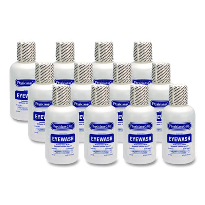 Eye Wash, 16 oz Bottle, 12/Carton