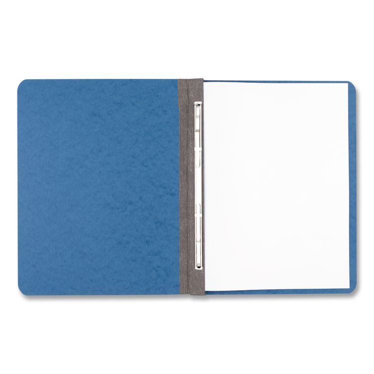 PRESSTEX Report Cover with Tyvek Reinforced Hinge, Side Bound, Two-Piece Prong Fastener, 3" Capacity, 8.5 x 11, Light Blue