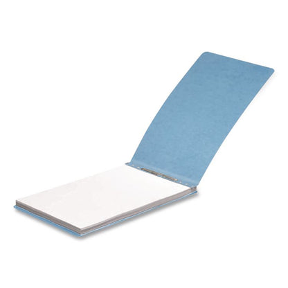 PRESSTEX Report Cover with Tyvek Reinforced Hinge, Top Bound, Two-Piece Prong Fastener, 2" Capacity, 8.5 x 11, Light Blue