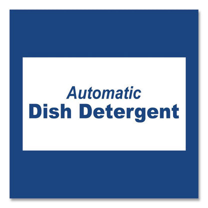 Automatic Dish Detergent, Lemon Scent, Powder, 1 oz Pack, 200/Carton