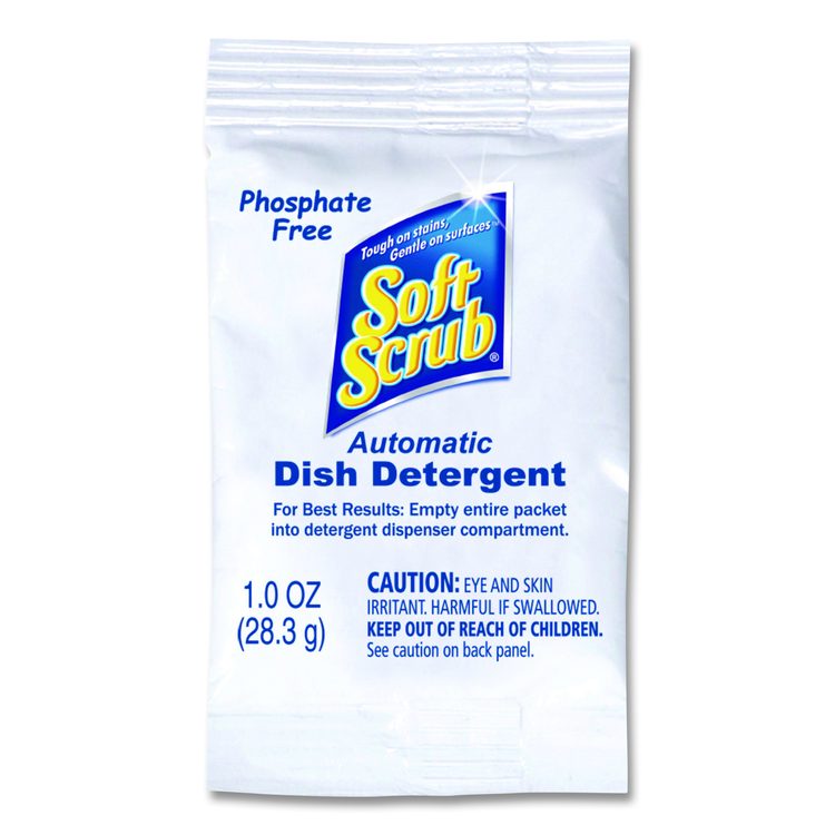 Automatic Dish Detergent, Lemon Scent, Powder, 1 oz Pack, 200/Carton