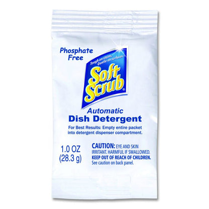 Automatic Dish Detergent, Lemon Scent, Powder, 1 oz Pack, 200/Carton