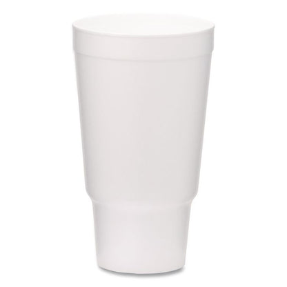 Foam Drink Cups, 32 oz, White, 400/Carton
