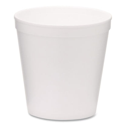 Foam Containers, Tall Style, 16 oz, White, 500/Carton