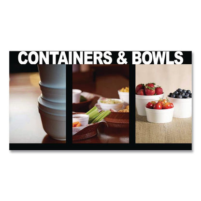 Foam Containers, Tall Style, 12 oz, White, 500/Carton