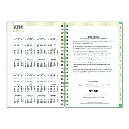 Day Designer Peyton Create-Your-Own Cover Weekly/Monthly Planner, Floral Artwork, 8 x 5, White, 12-Month (Jan-Dec): 2026