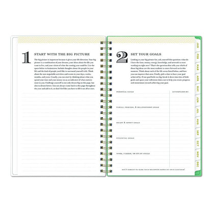 Day Designer Peyton Create-Your-Own Cover Weekly/Monthly Planner, Floral Artwork, 8 x 5, White, 12-Month (Jan-Dec): 2026
