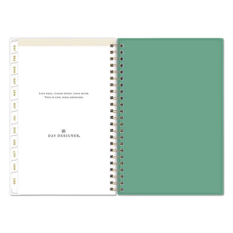 Day Designer Peyton Create-Your-Own Cover Weekly/Monthly Planner, Floral Artwork, 8 x 5, White, 12-Month (Jan-Dec): 2026